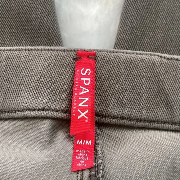 Like New Earthy Taupe Spanx Jean-ish Ankle Leggings - Picture 6 of 7